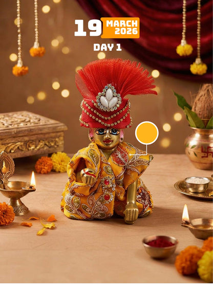 9 Day Chaitra Navratri Special Navrang Laddu Gopal Combo