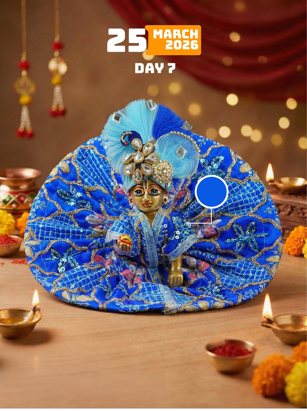 9 Day Chaitra Navratri Special Navrang Laddu Gopal Combo