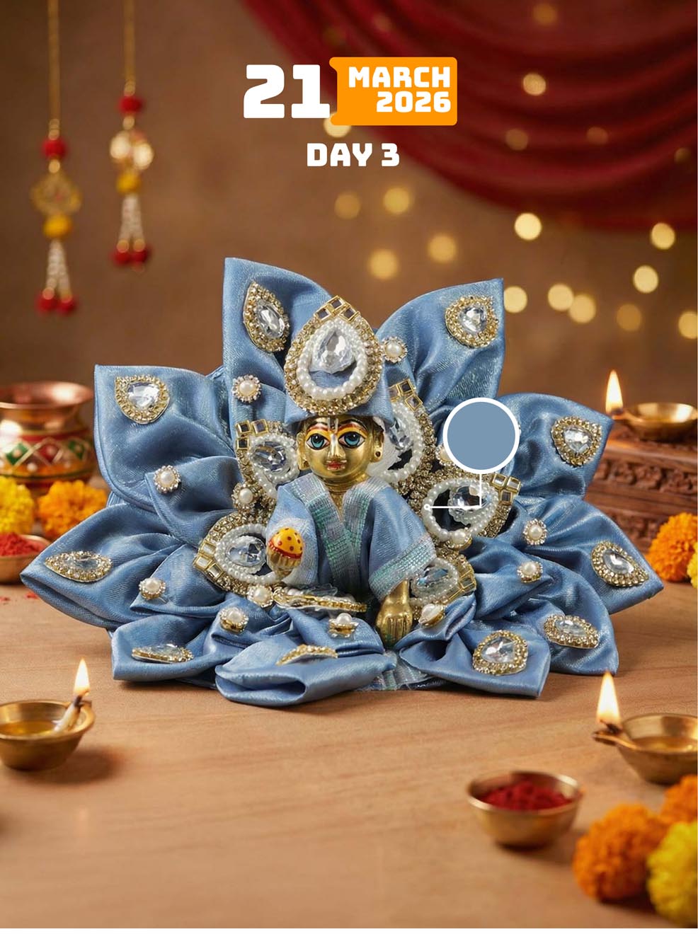 9 Day Chaitra Navratri Special Navrang Laddu Gopal Combo