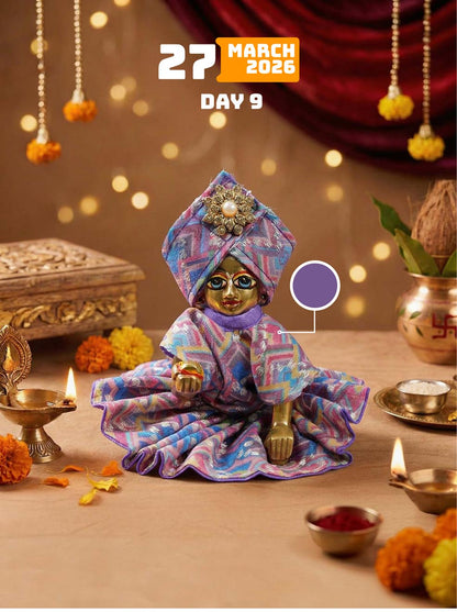 9 Day Chaitra Navratri Special Navrang Laddu Gopal Combo