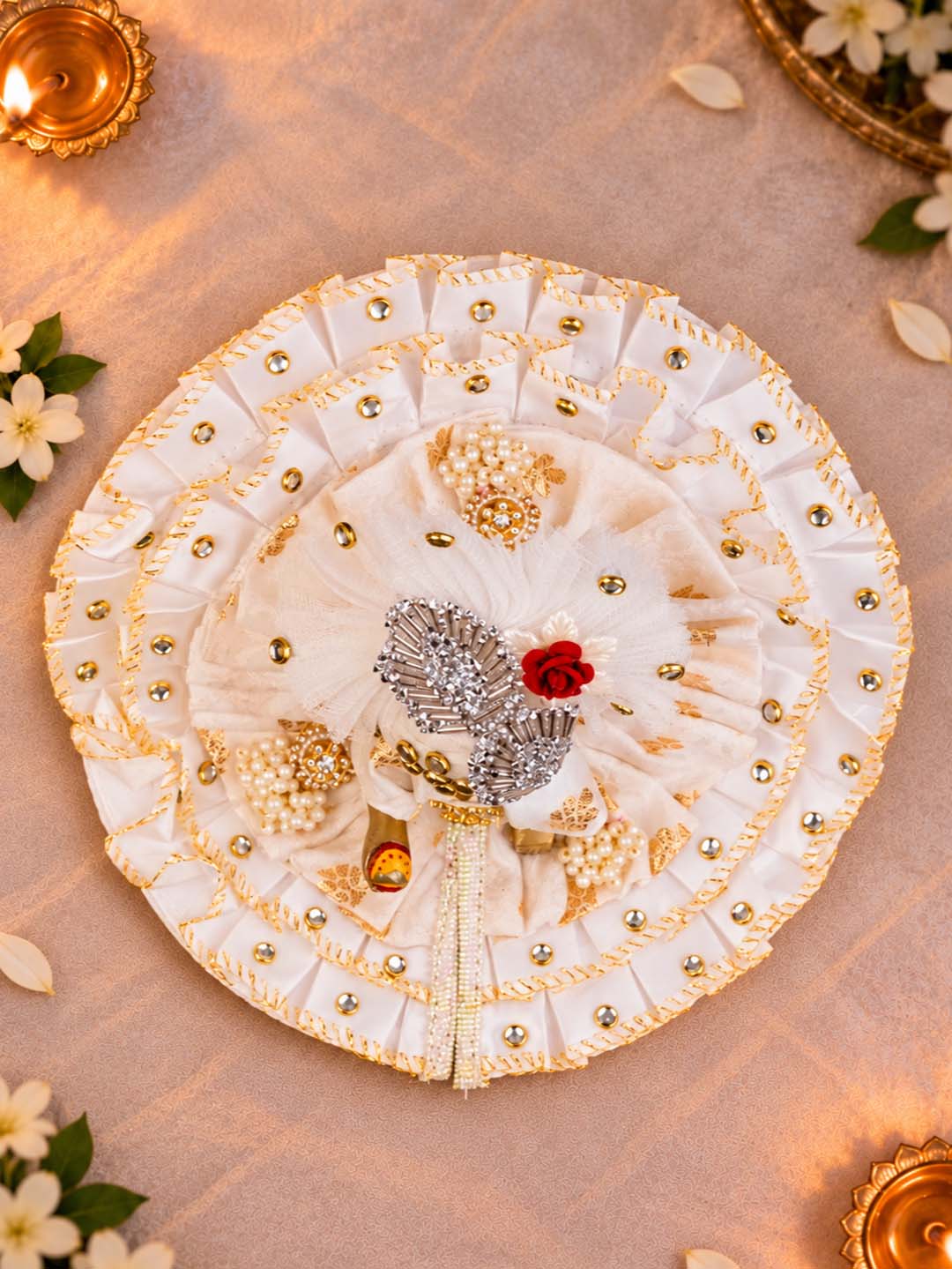 best Mathura wholesale manufacturer Laddu Gopal Dresses Online in India Winter Dress for Poshak Thakurji Kanha Ji Accessories Dhoti Kurta Set Pajama Aasan Janmashtami Special Summer Shringar Fancy Jacket Premium Festival Bistar Combo om poshak kanha thakurji bal lala lalla ladoo sharad purnima