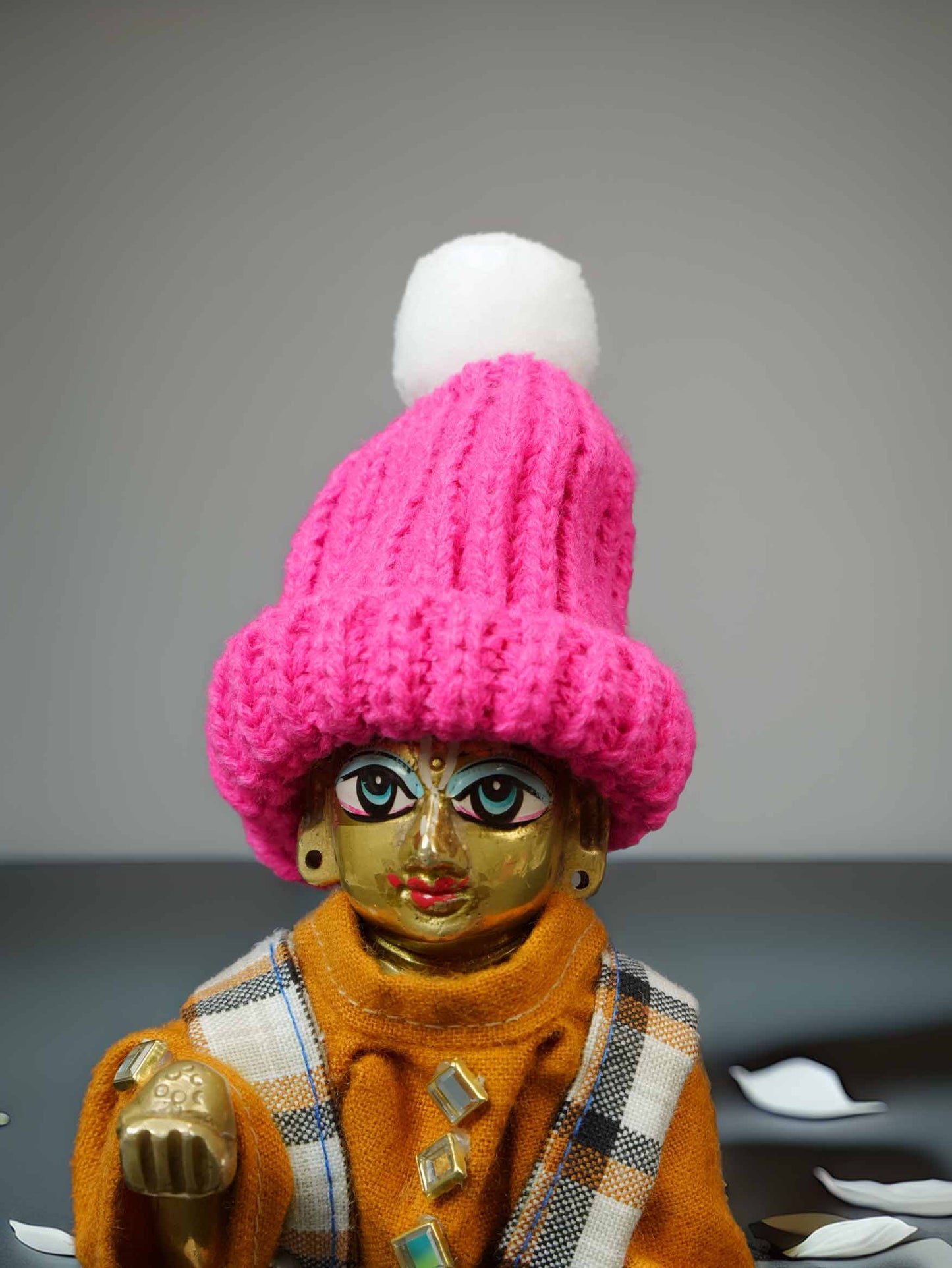 Gopal cap pink wedding winter sherwani Diwali Janmashtami dress ladoo dresses laddu gopal dress thakurji kanha ji bal om poshak mathura online best mandir wholesaler manufacturer