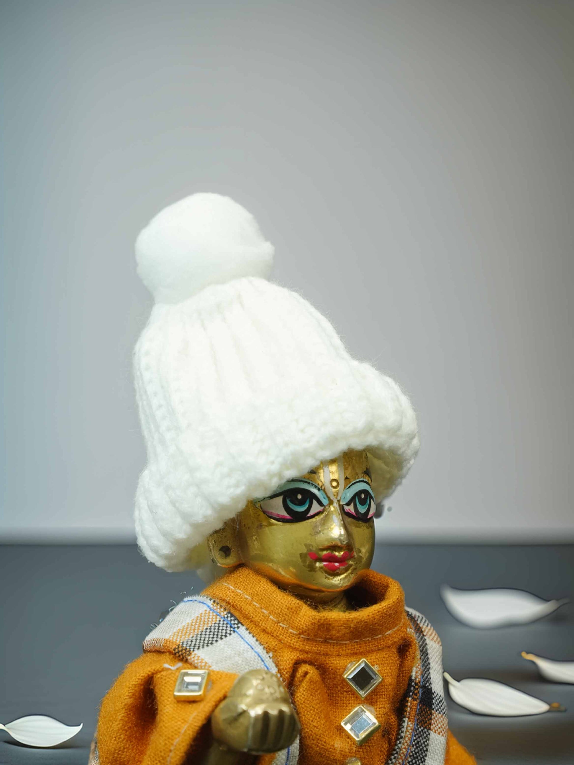 Gopal cap white wedding winter sherwani Diwali Janmashtami dress ladoo dresses laddu gopal dress thakurji kanha ji bal om poshak mathura online best mandir wholesaler manufacturer