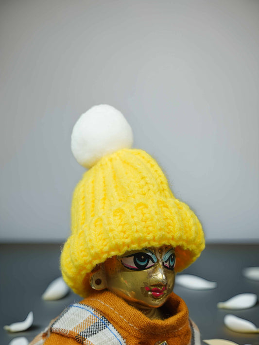 Gopal cap yellow  wedding winter sherwani Diwali Janmashtami dress ladoo dresses laddu gopal dress thakurji kanha ji bal om poshak mathura online best mandir wholesaler manufacturer