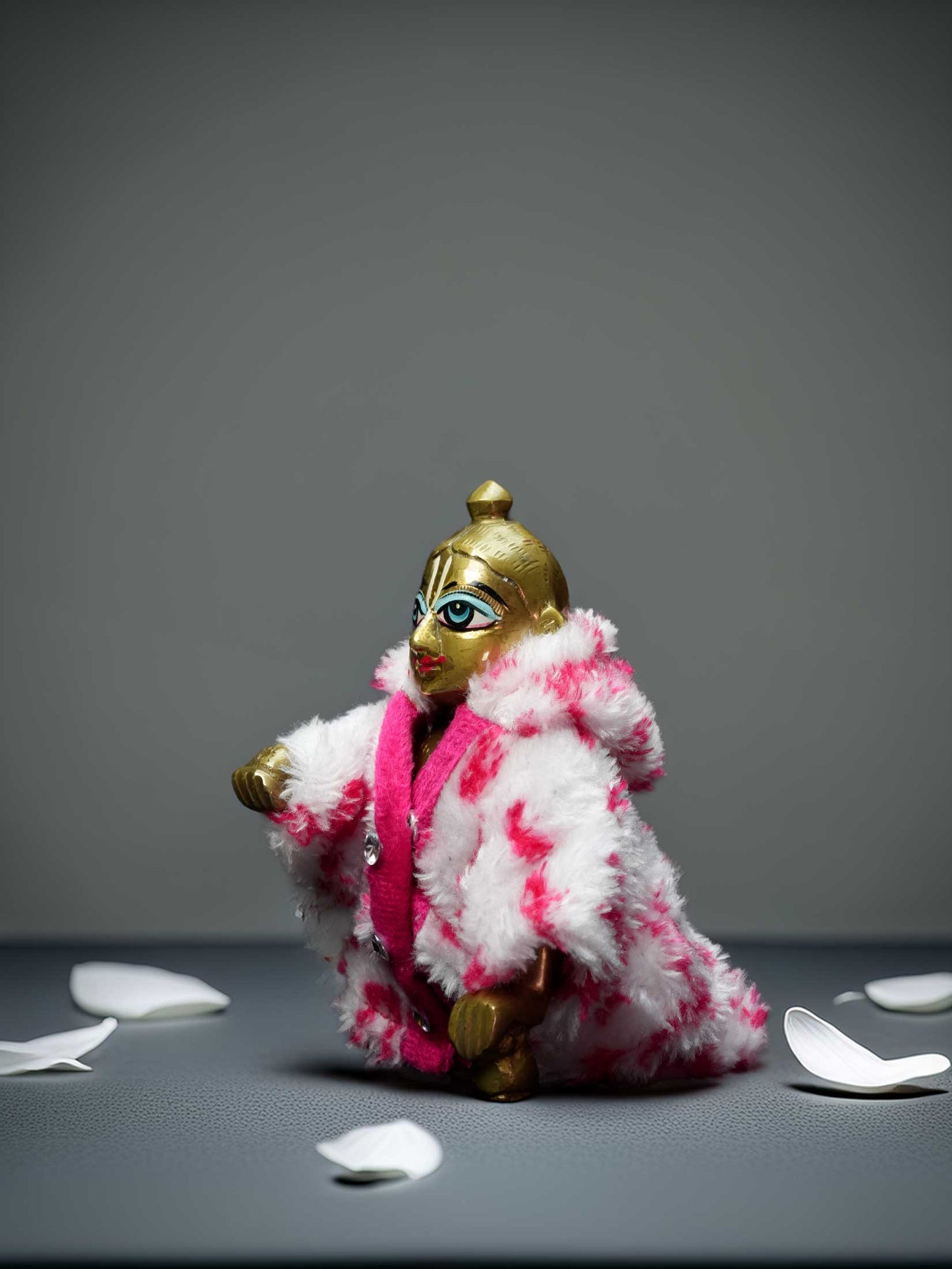 Gulabi Hoodie laddu gopal dress thakurji kanha ji bal om poshak mathura online best dresses winter