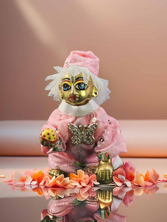 Gulabi utsah kurta pajama dress laddu gopal thakurji kanha ji bal om poshak mathura online best