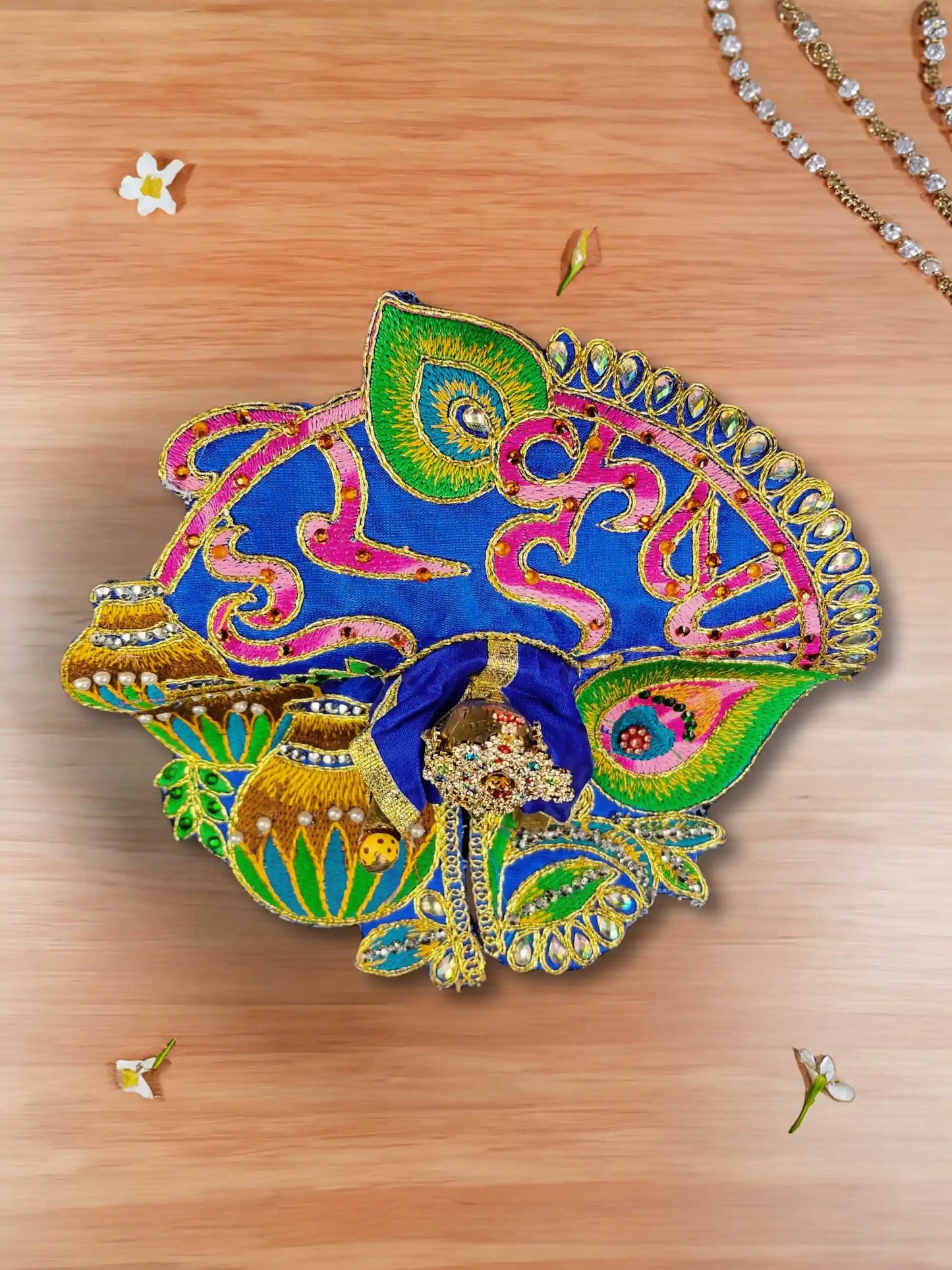 Hare krishna blue bal laddu gopal thakur ji kanha poshak dress