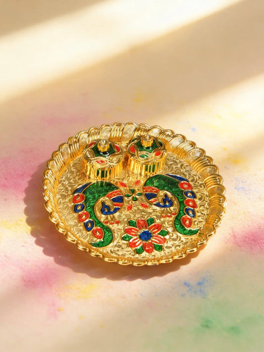 Holi Pooja Thali Diwali Janmashtami dress ladoo dresses laddu gopal dress thakurji kanha ji bal om poshak mathura online best mandir wholesaler manufacturer