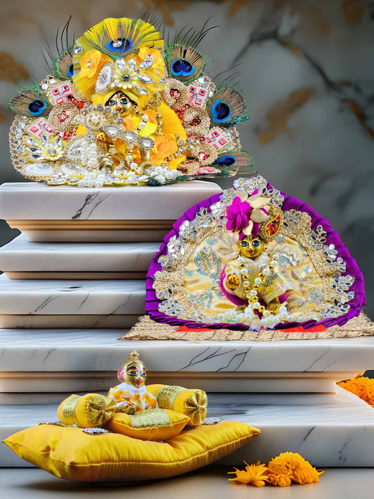 Janm dresses laddu gopal thakurji kanha ji bal om poshak mathura online best Janmashtami