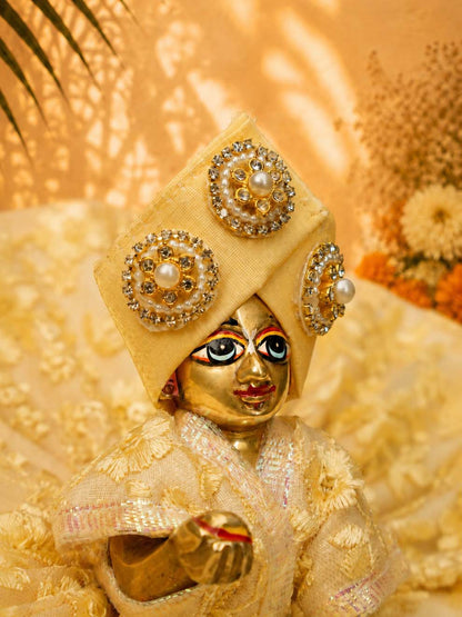 Jhalika net Laddu Gopal Dresses Online in India Winter Dress for Poshak Thakurji Kanha Ji Accessories Dhoti Kurta Set Pajama Aasan Janmashtami Special Summer Shringar Fancy Jacket Premium Festival Bistar Combo om poshak kanha thakurji bal lala lalla ladoo