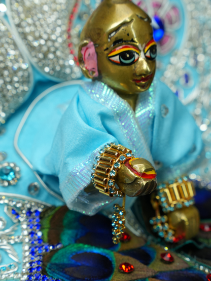 Laddu Gopal Dresses Online in India Winter Dress for Poshak Thakurji Kanha Ji Accessories Dhoti Kurta Set Pajama Aasan Janmashtami Special Summer Shringar Fancy Jacket Premium Festival Bistar Combo om poshak kanha thakurji bal lala lalla ladoo