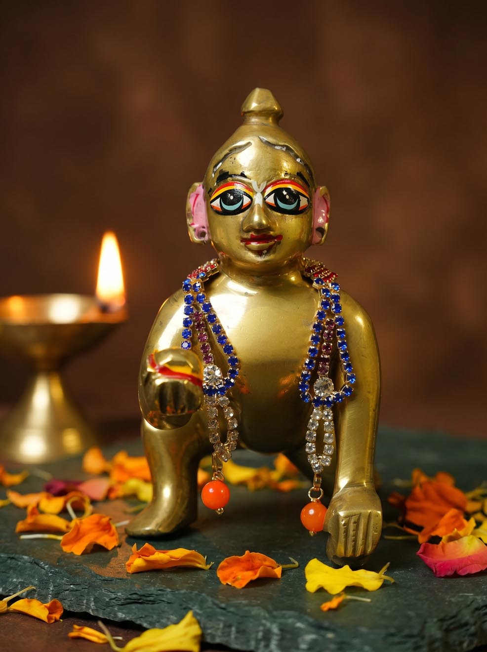 Morraas Laddu Gopal Dresses Online in India Winter Dress for Poshak Thakurji Kanha Ji Accessories Dhoti Kurta Set Pajama Aasan Janmashtami Special Summer Shringar Fancy Jacket Premium Festival Bistar Combo om poshak kanha thakurji bal lala lalla ladoo