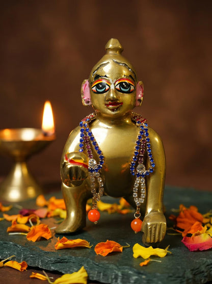 Morraas Laddu Gopal Dresses Online in India Winter Dress for Poshak Thakurji Kanha Ji Accessories Dhoti Kurta Set Pajama Aasan Janmashtami Special Summer Shringar Fancy Jacket Premium Festival Bistar Combo om poshak kanha thakurji bal lala lalla ladoo