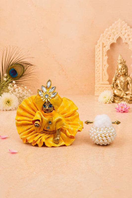Motiyo ki Matki Laddu Gopal Dresses Online in India Winter Dress for Poshak Thakurji Kanha Ji Accessories Dhoti Kurta Set Pajama Aasan Janmashtami Special Summer Shringar Fancy Jacket Premium Festival Bistar Combo om poshak kanha thakurji bal lala lalla ladoo