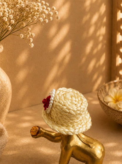 Mukutika cap cr Laddu Gopal Dresses Online in India Winter Dress for Poshak Thakurji Kanha Ji Accessories Dhoti Kurta Set Pajama Aasan Janmashtami Special Summer Shringar Fancy Jacket Premium Festival Bistar Combo om poshak kanha thakurji bal lala lalla ladoo