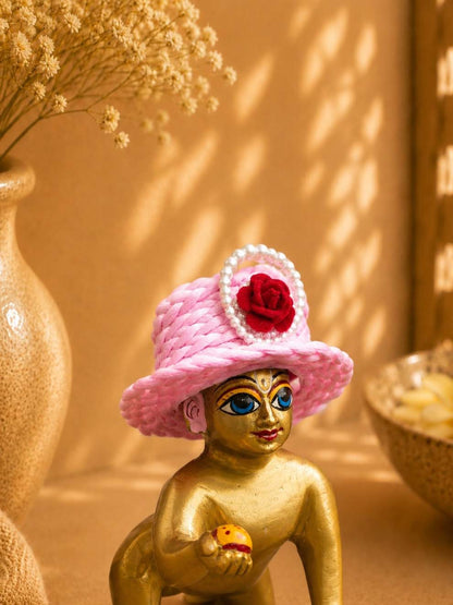 Mukutika cap p Laddu Gopal Dresses Online in India Winter Dress for Poshak Thakurji Kanha Ji Accessories Dhoti Kurta Set Pajama Aasan Janmashtami Special Summer Shringar Fancy Jacket Premium Festival Bistar Combo om poshak kanha thakurji bal lala lalla ladoo