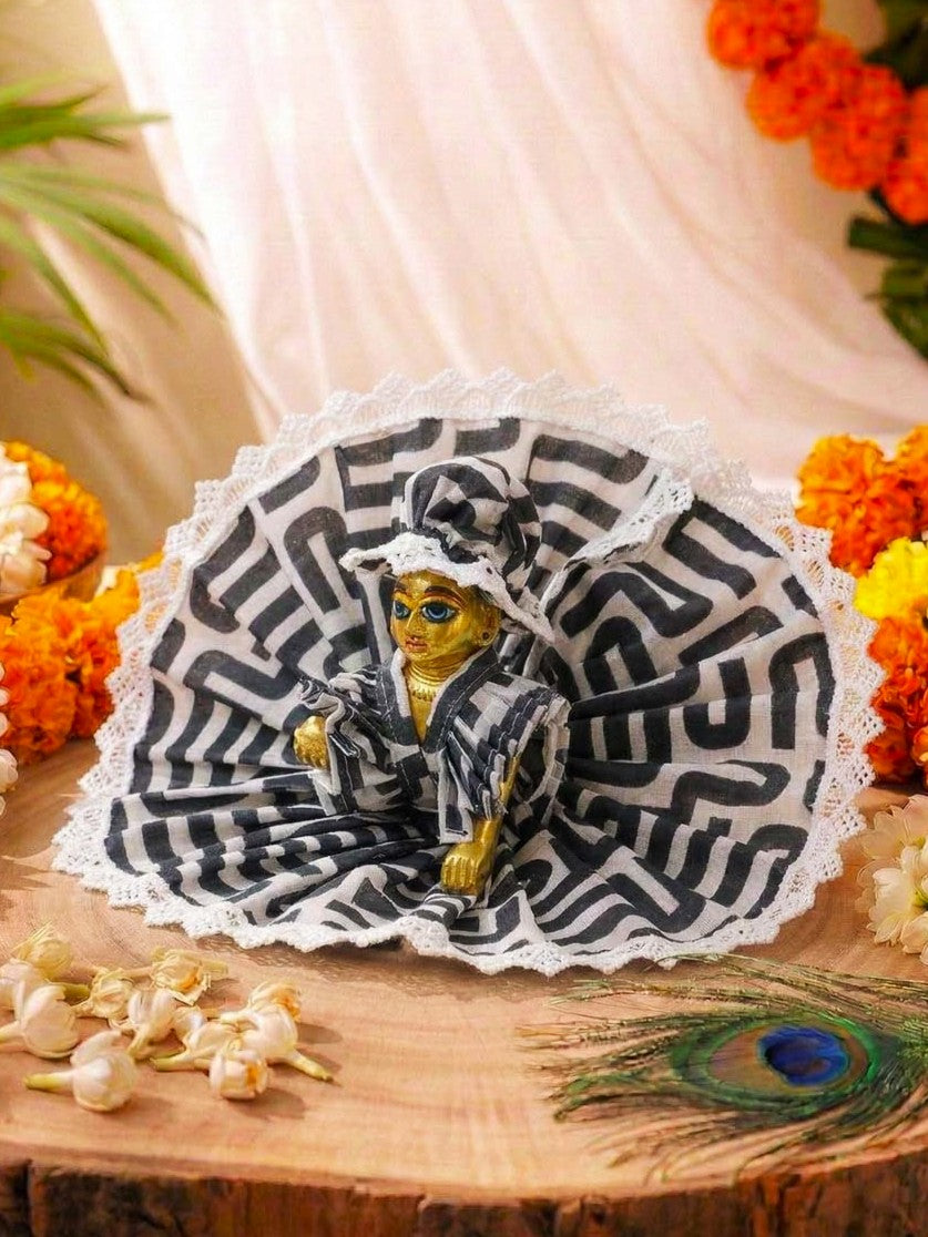Pattern Laddu Gopal Dresses Online in India Winter Dress for Poshak Thakurji Kanha Ji Accessories Dhoti Kurta Set Pajama Aasan Janmashtami Special Summer Shringar Fancy Jacket Premium Festival Bistar Combo om poshak kanha thakurji bal lala lalla ladoo