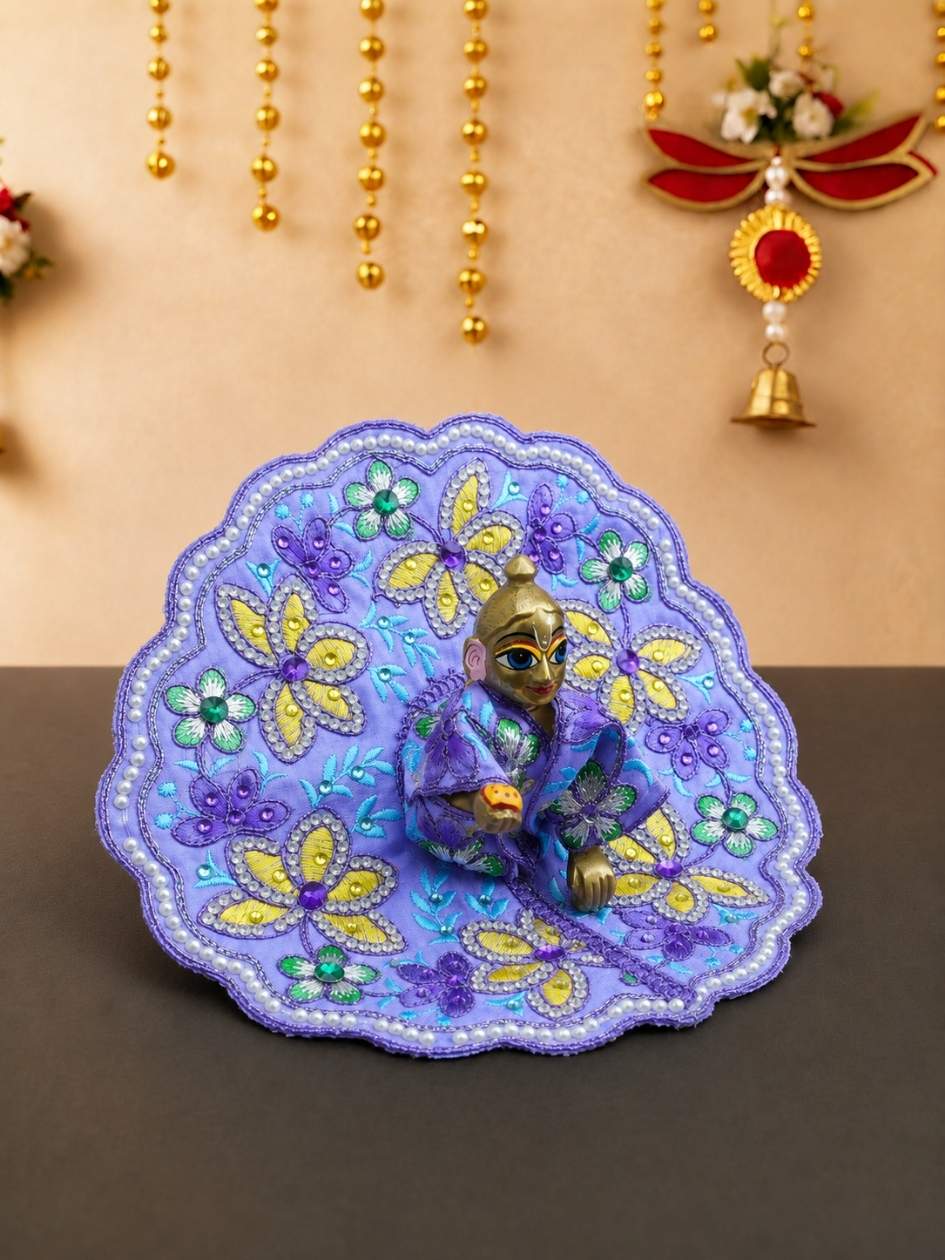 Phollika Fancy P Laddu Gopal Dresses Online in India Winter Dress for Poshak Thakurji Kanha Ji Accessories Dhoti Kurta Set Pajama Aasan Janmashtami Special Summer Shringar Fancy Jacket Premium Festival Bistar Combo om poshak kanha thakurji bal lala lalla ladoo