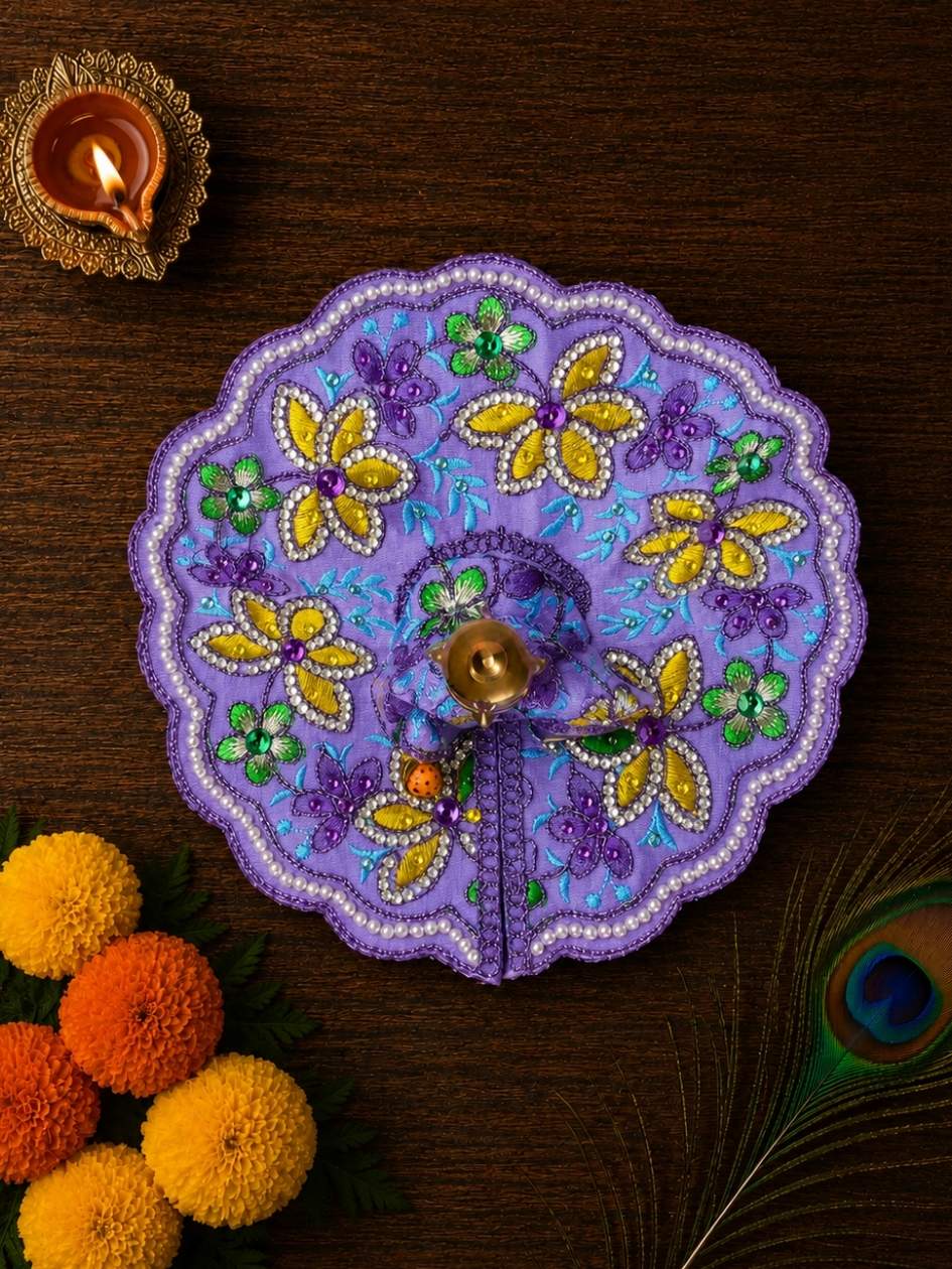 Phollika Fancy P Laddu Gopal Dresses Online in India Winter Dress for Poshak Thakurji Kanha Ji Accessories Dhoti Kurta Set Pajama Aasan Janmashtami Special Summer Shringar Fancy Jacket Premium Festival Bistar Combo om poshak kanha thakurji bal lala lalla ladoo