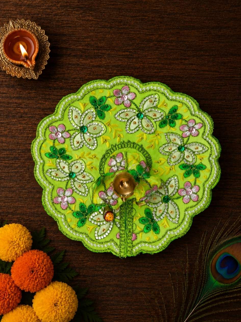 Phollika Fancy g Laddu Gopal Dresses Online in India Winter Dress for Poshak Thakurji Kanha Ji Accessories Dhoti Kurta Set Pajama Aasan Janmashtami Special Summer Shringar Fancy Jacket Premium Festival Bistar Combo om poshak kanha thakurji bal lala lalla lado