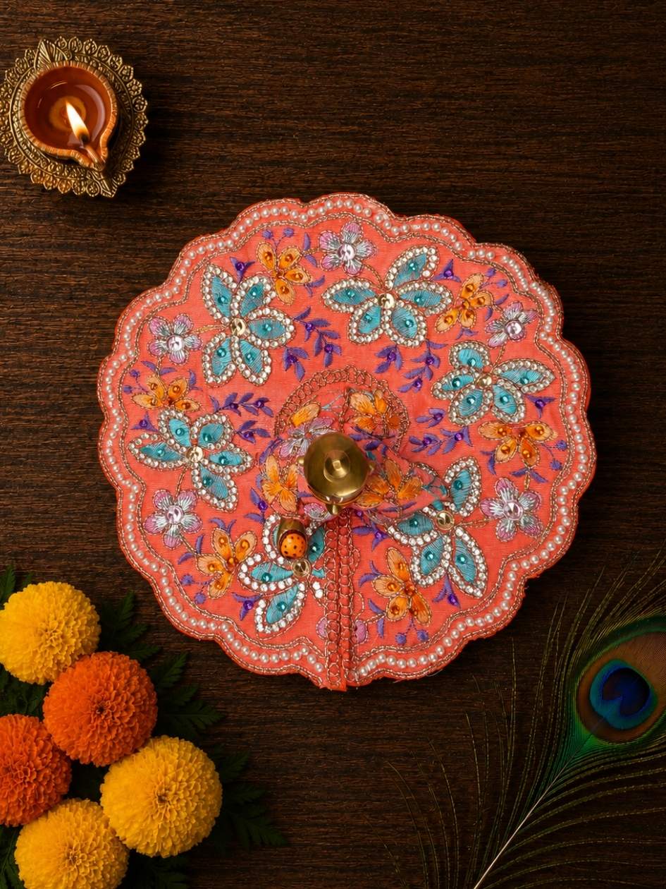 Phollika Fancy pe Laddu Gopal Dresses Online in India Winter Dress for Poshak Thakurji Kanha Ji Accessories Dhoti Kurta Set Pajama Aasan Janmashtami Special Summer Shringar Fancy Jacket Premium Festival Bistar Combo om poshak kanha thakurji bal lala lalla lado