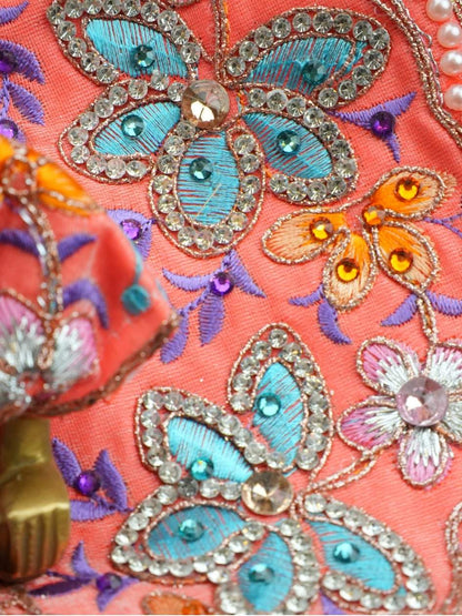 Phollika Fancy pe Laddu Gopal Dresses Online in India Winter Dress for Poshak Thakurji Kanha Ji Accessories Dhoti Kurta Set Pajama Aasan Janmashtami Special Summer Shringar Fancy Jacket Premium Festival Bistar Combo om poshak kanha thakurji bal lala lalla lado