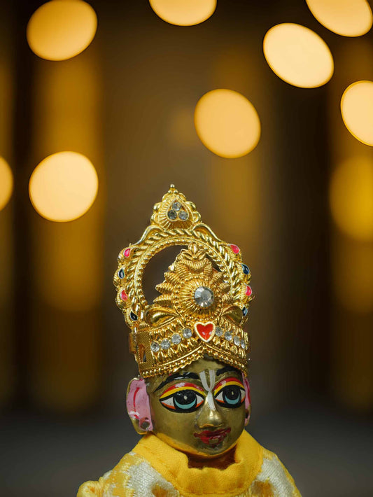 Raj metal mukut holi dhoti kurta pajama Diwali Janmashtami dress ladoo dresses laddu gopal dress thakurji kanha ji bal om poshak mathura online best mandir wholesaler manufacturer