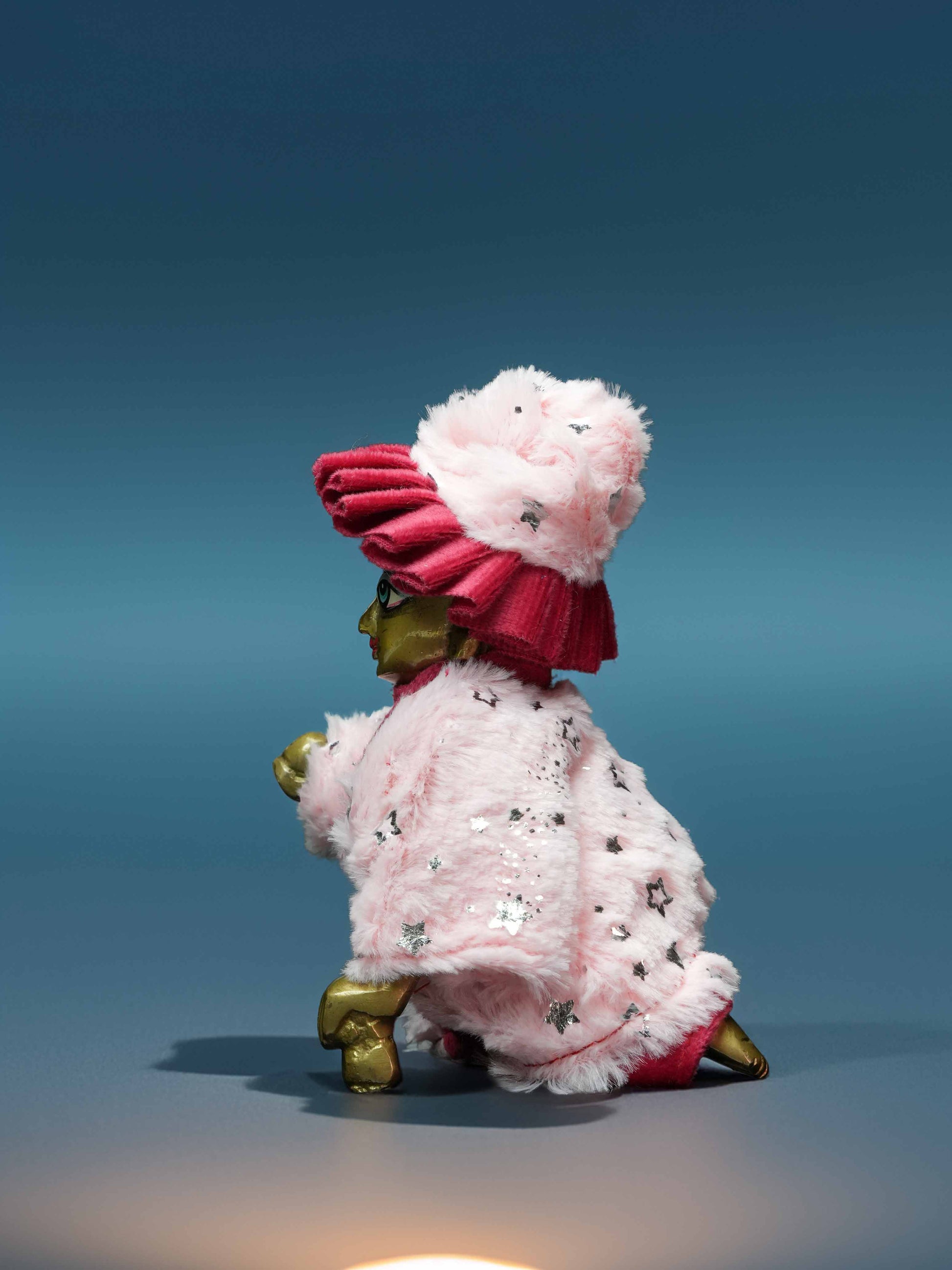 Rajwada pink winter dress ladoo dresses laddu gopal dress thakurji kanha ji bal om poshak mathura online best