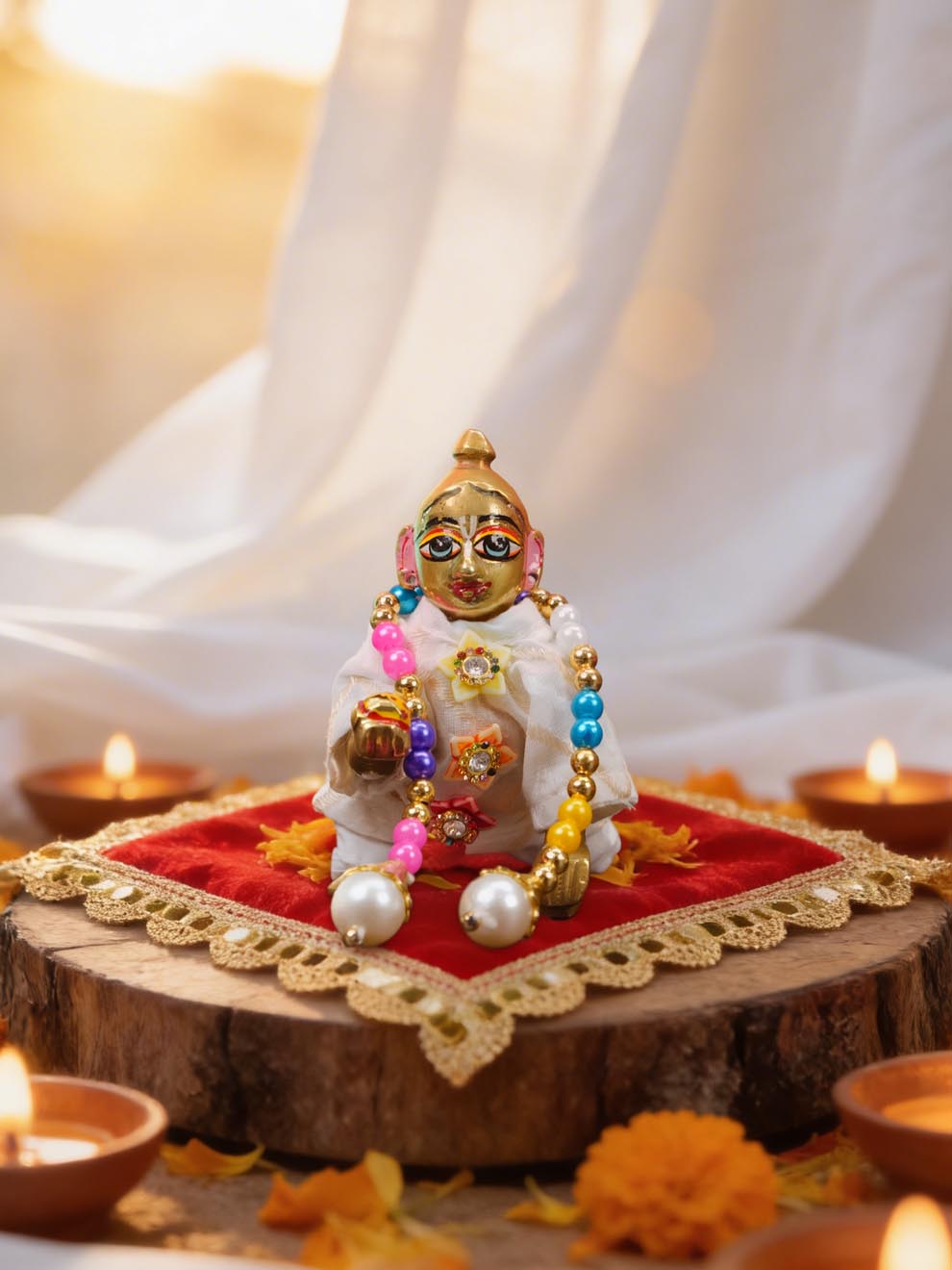 Rangotsav combo braj holi dhoti kurta Diwali Janmashtami dress ladoo dresses laddu gopal dress thakurji kanha ji bal om poshak mathura online best mandir wholesaler manufacturer