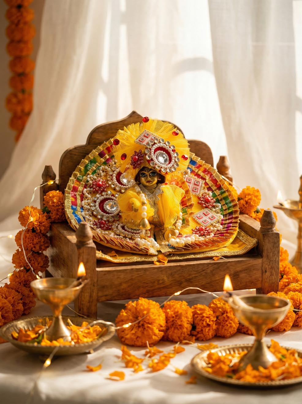 Rangotsav combo braj holi dhoti kurta Diwali Janmashtami dress ladoo dresses laddu gopal dress thakurji kanha ji bal om poshak mathura online best mandir wholesaler manufacturer