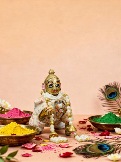 Ratankriti braj holi dhoti kurta Diwali Janmashtami dress ladoo dresses laddu gopal dress thakurji kanha ji bal om poshak mathura online best mandir wholesaler manufacturer 