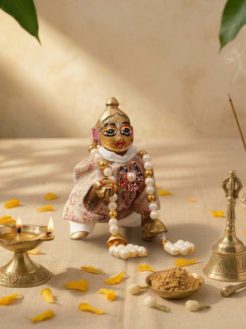 Ratnakriti Laddu Gopal Dresses Online in India Winter Dress for Poshak Thakurji Kanha Ji Accessories Dhoti Kurta Set Pajama Aasan Janmashtami Special Summer Shringar Fancy Jacket Premium Festival Bistar Combo om poshak kanha thakurji bal lala lalla ladoo