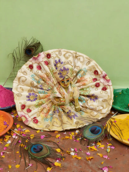 Ratnavalli embroidered braj holi dhoti kurta Diwali Janmashtami dress ladoo dresses laddu gopal dress thakurji kanha ji bal om poshak mathura online best mandir wholesaler manufacturer