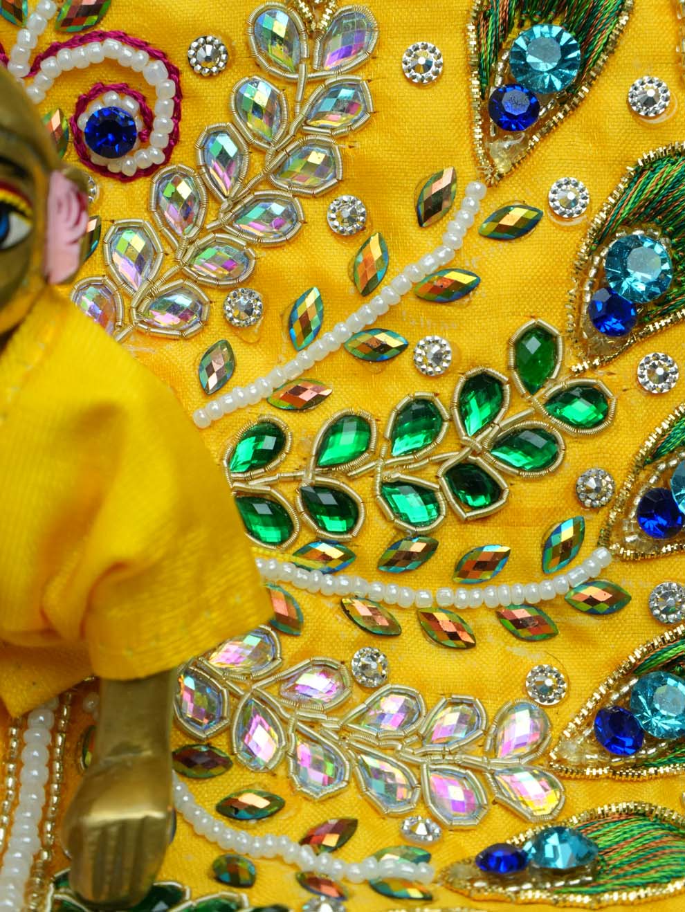 Shikhandika zari Laddu Gopal Dresses Online in India Winter Dress for Poshak Thakurji Kanha Ji Accessories Dhoti Kurta Set Pajama Aasan Janmashtami Special Summer Shringar Fancy Jacket Premium Festival Bistar Combo om poshak kanha thakurji bal lala lalla ladoo
