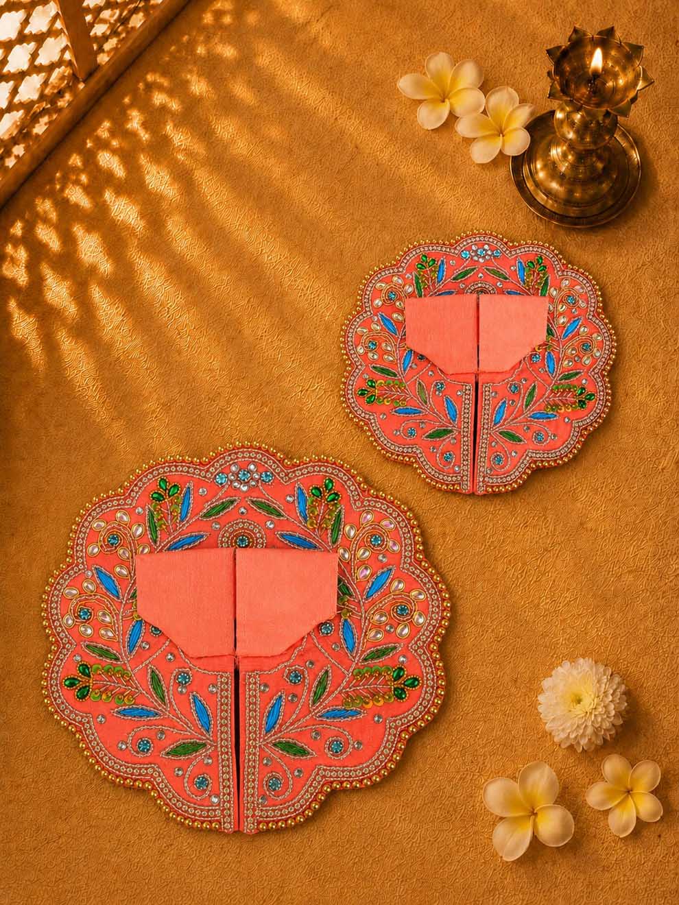 Shreeharini Zari Laddu Gopal Dresses Online in India Winter Dress for Poshak Thakurji Kanha Ji Accessories Dhoti Kurta Set Pajama Aasan Janmashtami Special Summer Shringar Fancy Jacket Premium Festival Bistar Combo om poshak kanha thakurji bal lala lalla ladoo