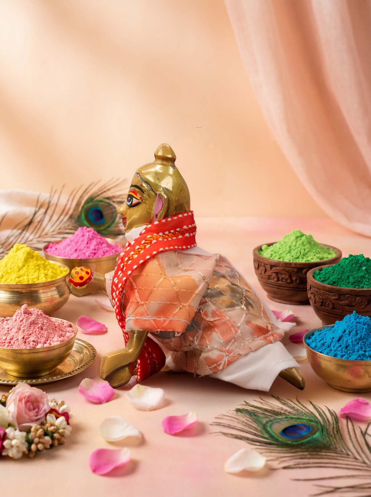 Shri Grace holi kurta pajama Diwali Janmashtami dress ladoo dresses laddu gopal dress thakurji kanha ji bal om poshak mathura online best mandir wholesaler manufacturer