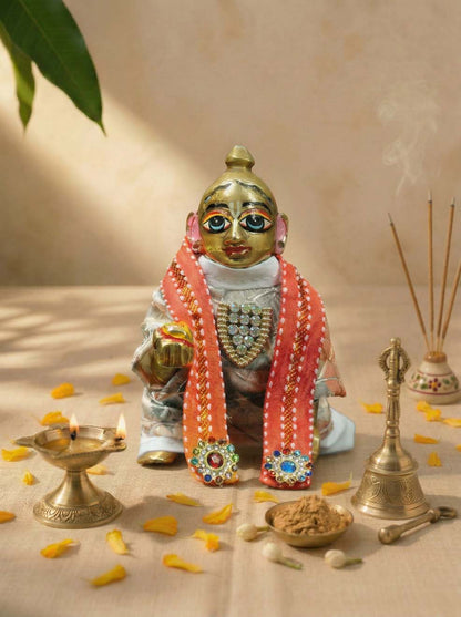 Shri Mayan Laddu Gopal Dresses Online in India Winter Dress for Poshak Thakurji Kanha Ji Accessories Dhoti Kurta Set Pajama Aasan Janmashtami Special Summer Shringar Fancy Jacket Premium Festival Bistar Combo om poshak kanha thakurji bal lala lalla ladoo