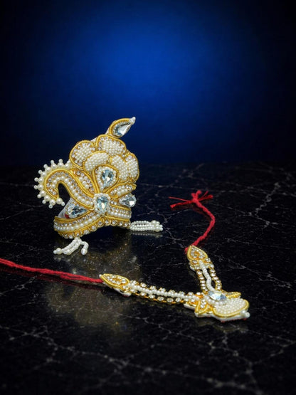 Shvetambara Laddu Gopal Dresses Online in India Winter Dress for Poshak Thakurji Kanha Ji Accessories Dhoti Kurta Set Pajama Aasan Janmashtami Special Summer Shringar Fancy Jacket Premium Festival Bistar Combo om poshak kanha thakurji bal lala lalla ladoo