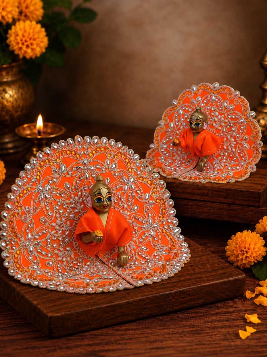 Suhasini fancy o Laddu Gopal Dresses Online in India Winter Dress for Poshak Thakurji Kanha Ji Accessories Dhoti Kurta Set Pajama Aasan Janmashtami Special Summer Shringar Fancy Jacket Premium Festival Bistar Combo om poshak kanha thakurji bal lala lalla ladoo
