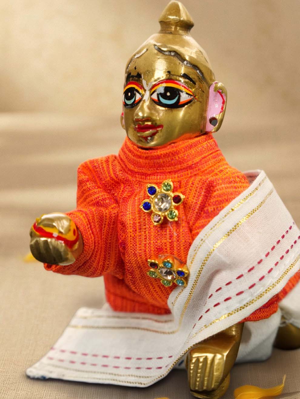 Survaas Laddu Gopal Dresses Online in India Winter Dress for Poshak Thakurji Kanha Ji Accessories Dhoti Kurta Set Pajama Aasan Janmashtami Special Summer Shringar Fancy Jacket Premium Festival Bistar Combo om poshak kanha thakurji bal lala lalla ladoo