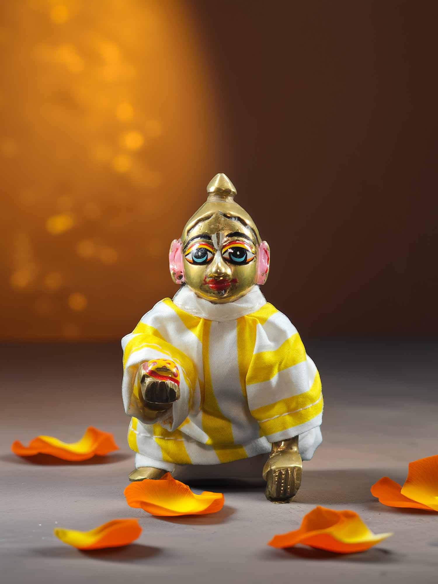 Swarna nightsuit dresses laddu gopal dress thakurji kanha ji bal om poshak mathura online best Janmashtami