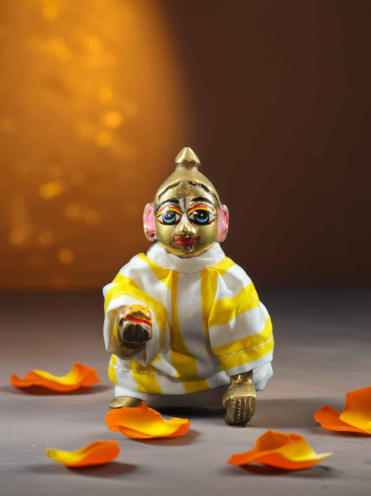 Swarna nightsuit dresses laddu gopal dress thakurji kanha ji bal om poshak mathura online best Janmashtami