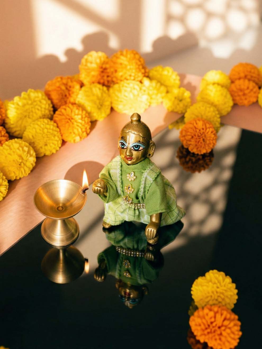 Tarun Laddu Gopal Dresses Online in India Winter Dress for Poshak Thakurji Kanha Ji Accessories Dhoti Kurta Set Pajama Aasan Janmashtami Special Summer Shringar Fancy Jacket Premium Festival Bistar Combo om poshak kanha thakurji bal lala lalla ladoo