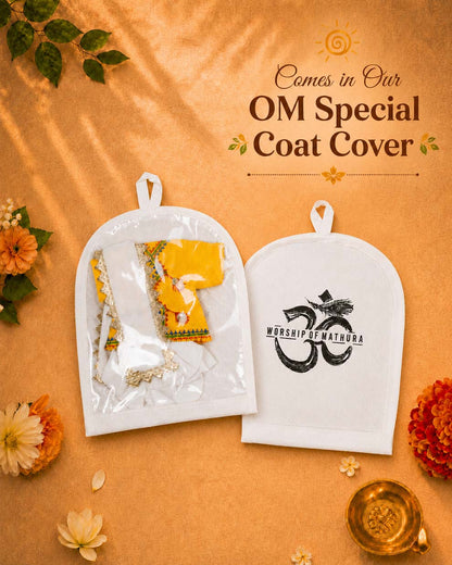 Varnika Embroidered Laddu Gopal Dresses Online in India Winter Dress for Poshak Thakurji Kanha Ji Accessories Dhoti Kurta Set Pajama Aasan Janmashtami Special Summer Shringar Fancy Jacket Premium Festival Bistar Combo om poshak kanha thakurji bal lala lalla ladoo