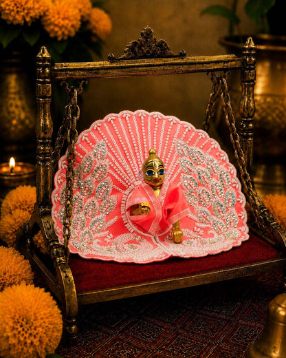 Vilasini mayu pe Laddu Gopal Dresses Online in India Winter Dress for Poshak Thakurji Kanha Ji Accessories Dhoti Kurta Set Pajama Aasan Janmashtami Special Summer Shringar Fancy Jacket Premium Festival Bistar Combo om poshak kanha thakurji bal lala lalla ladoo
