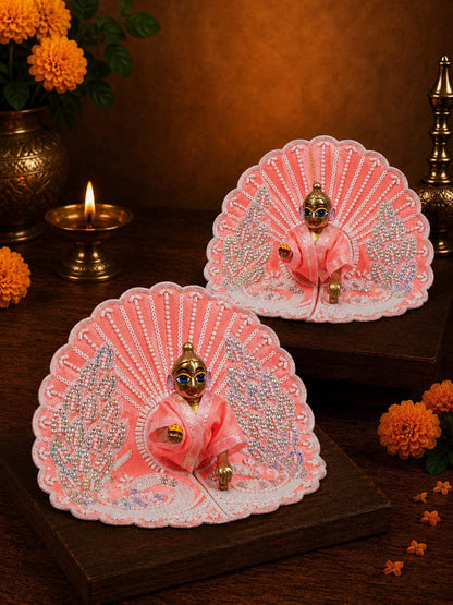 Vilasini mayu pe Laddu Gopal Dresses Online in India Winter Dress for Poshak Thakurji Kanha Ji Accessories Dhoti Kurta Set Pajama Aasan Janmashtami Special Summer Shringar Fancy Jacket Premium Festival Bistar Combo om poshak kanha thakurji bal lala lalla ladoo