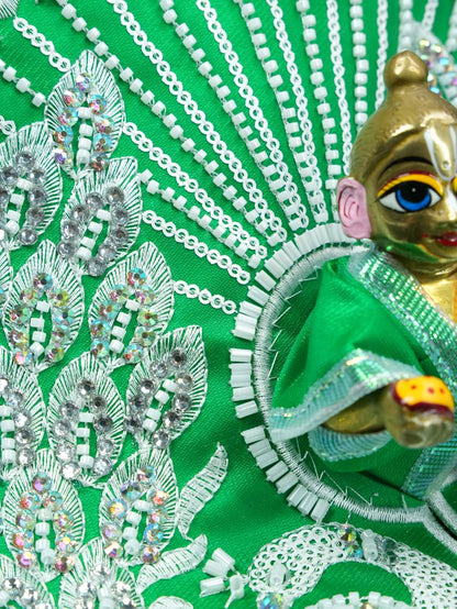 Vilasini mayur Laddu Gopal Dresses Online in India Winter Dress for Poshak Thakurji Kanha Ji Accessories Dhoti Kurta Set Pajama Aasan Janmashtami Special Summer Shringar Fancy Jacket Premium Festival Bistar Combo om poshak kanha thakurji bal lala lalla ladoo