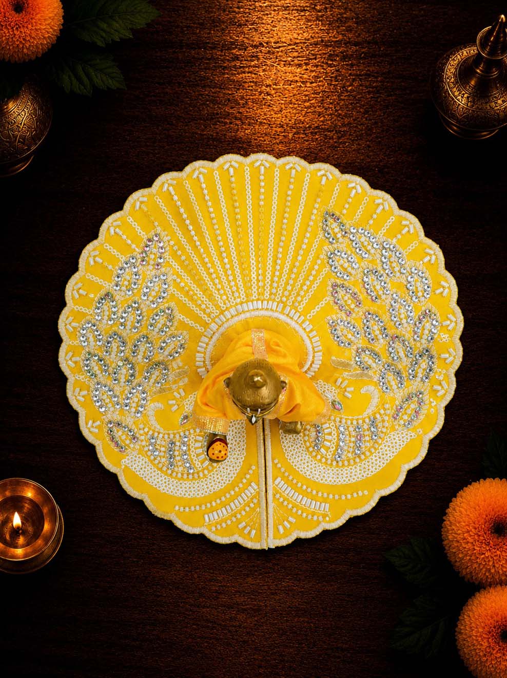 Vilasini mayur y Laddu Gopal Dresses Online in India Winter Dress for Poshak Thakurji Kanha Ji Accessories Dhoti Kurta Set Pajama Aasan Janmashtami Special Summer Shringar Fancy Jacket Premium Festival Bistar Combo om poshak kanha thakurji bal lala lalla ladoo