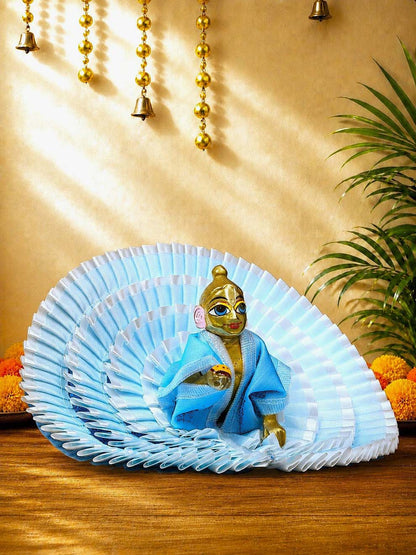 Vritika b Laddu Gopal Dresses Online in India Winter Dress for Poshak Thakurji Kanha Ji Accessories Dhoti Kurta Set Pajama Aasan Janmashtami Special Summer Shringar Fancy Jacket Premium Festival Bistar Combo om poshak kanha thakurji bal lala lalla ladoo