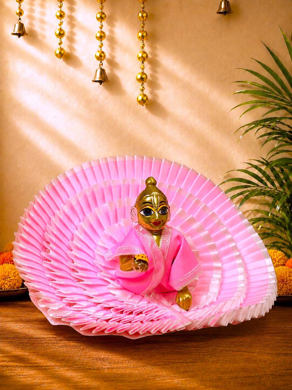 Vritika lp Laddu Gopal Dresses Online in India Winter Dress for Poshak Thakurji Kanha Ji Accessories Dhoti Kurta Set Pajama Aasan Janmashtami Special Summer Shringar Fancy Jacket Premium Festival Bistar Combo om poshak kanha thakurji bal lala lalla ladoo